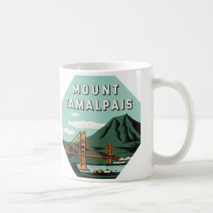 Reizen in oude stijl, berg Tamalpais of Mount Tam Koffiemok
