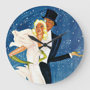 Reizen in oude stijl, liefdesromantiek Winter in M Grote Klok