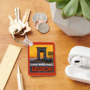 Reizen in oude stijl, Luxor Winter Palace, Egypte  Sleutelhanger