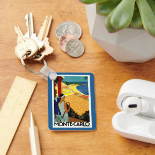 Reizen in oude stijl, Tennis, Sport, Monte Carlo M Sleutelhanger