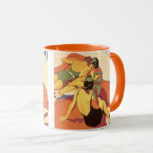 Reizen in oude stijl, vakantie op een cruiseschip mok (Voorkant rechts)