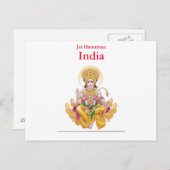  reizen India, toevoeging Briefkaart (Voorkant / Achterkant)