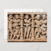 reizen India, toevoeging Briefkaart (Voorkant / Achterkant)