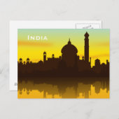  reizen India, toevoeging Briefkaart (Voorkant / Achterkant)