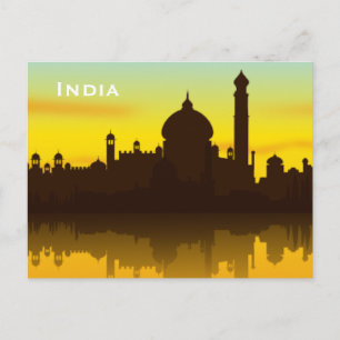  reizen India, toevoeging Briefkaart