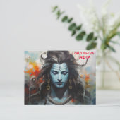  reizen India, toevoeging Briefkaart (Staand voorkant)