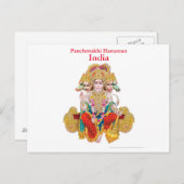 reizen India, toevoeging Briefkaart (Voorkant / Achterkant)