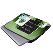 Reizen is goed voor de soep laptop sleeve (Voorkant onderkant)