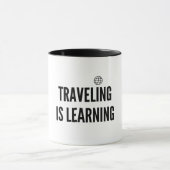 Reizen is leren mok (Midden)