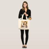 Reizen is leven Canvas tas (Voorkant (model))