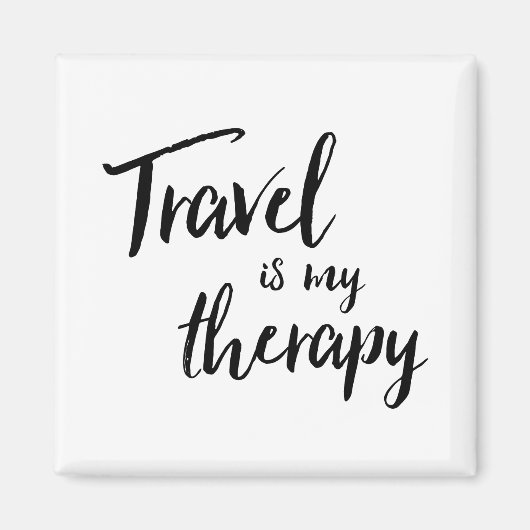 Reizen is mijn Therapie Magneet (Voorkant)