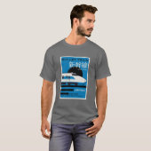 Reizen Japan Bullet Train Shinkansen T-shirt (Voorkant volledig)