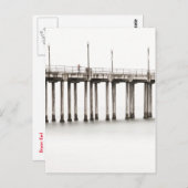 Reizen langs Huntington-strandpier Briefkaart (Voorkant / Achterkant)