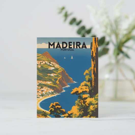 Reizen Madeira Portugal Briefkaart (Staand voorkant)