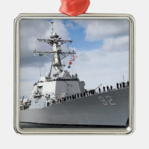 Reizen man metalen ornament