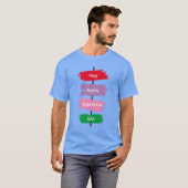 Reizen mannen t-shirt (Voorkant volledig)