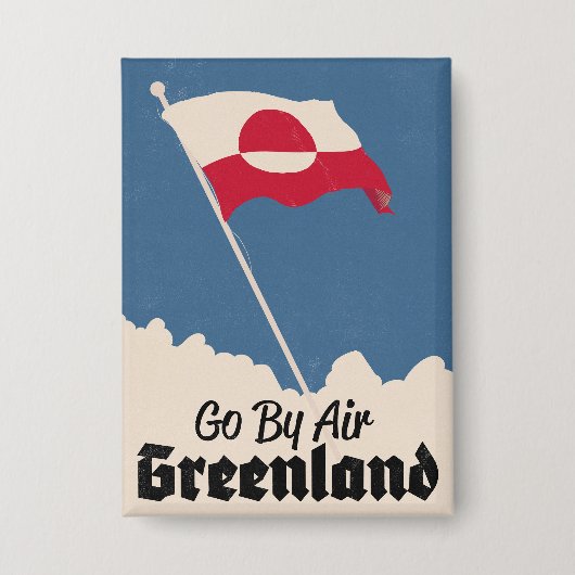 Reizen met Air Greenland Button (Voorkant)