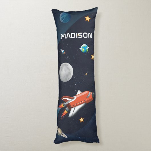 Reizen met de Outer Space Shuttle in Galaxy Gepers Lichaamskussen (Achterkant (Verticaal))