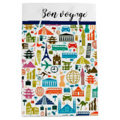 Reizen met een middelgrote cadeautas ter wereld (Voorkant)