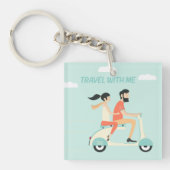 Reizen met mij sleutelhanger (Voorkant)