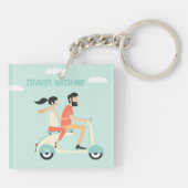 Reizen met mij sleutelhanger (Achterkant)