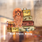 Reizen met mijn Ruby Cavalier King Charles Raamsticker (Vel 2)