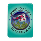 Reizen naar Alaska Magneet (Verticaal)