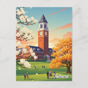 Reizen naar Auburn Alabama Briefkaart