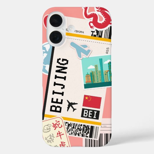Reizen naar Beijing Case-Mate iPhone Case (Achterkant)