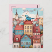 Reizen naar Bratislava Slowakije Briefkaart (Voorkant / Achterkant)