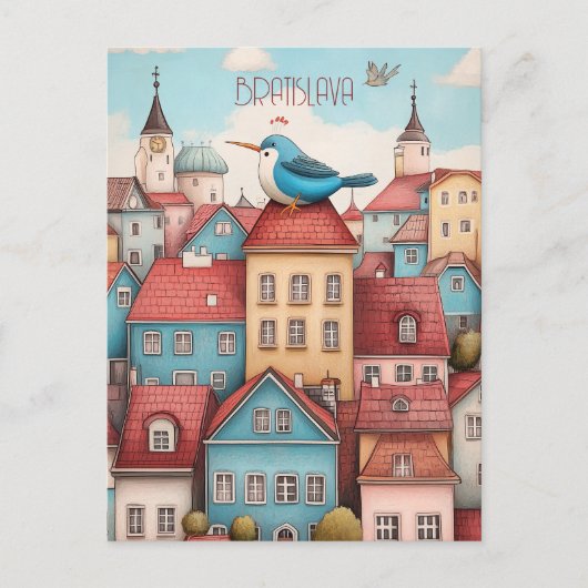 Reizen naar Bratislava Slowakije Briefkaart (Voorkant)
