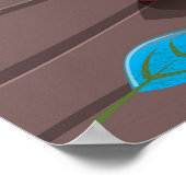 Reizen naar Canada vintage cartoonposter Poster (Hoek)