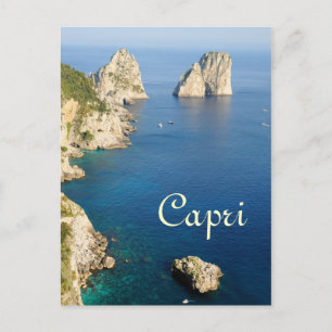 Reizen naar Capri Island Briefkaart