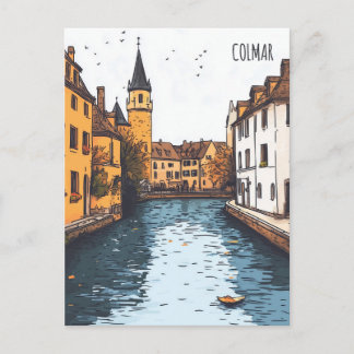 Reizen naar Colmar Frankrijk Briefkaart