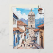 Reizen naar Cusco Peru Briefkaart (Voorkant / Achterkant)