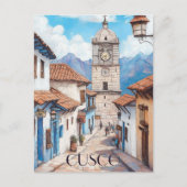 Reizen naar Cusco Peru Briefkaart (Voorkant)
