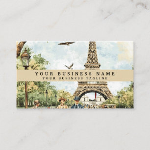 Reizen naar de Eiffeltoren Visitekaartje