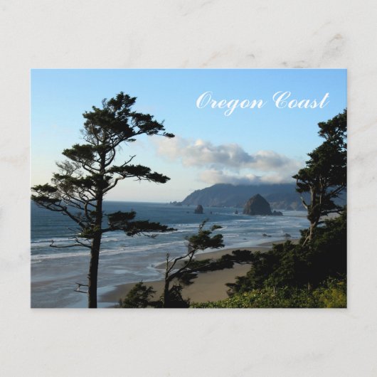 Reizen naar de kust van Oregon Briefkaart (Voorkant)