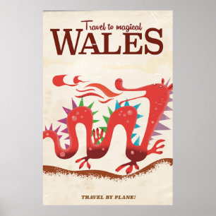 Reizen naar een grootoogtoneel van Magical Wales Poster