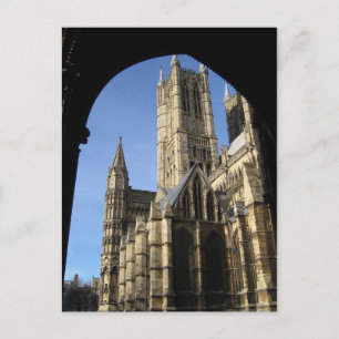 Reizen naar Engeland Lincoln Kathedraal Briefkaart