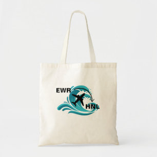 Reizen naar Honolulu Hawaii Tote Bag