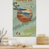 Reizen naar Jupiter Poster (Keuken)