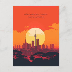 Reizen naar Nairobi Briefkaart
