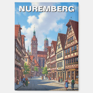 Reizen naar Neurenberg Duitsland Magneet