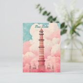 Reizen naar New Delhi India Briefkaart (Staand voorkant)