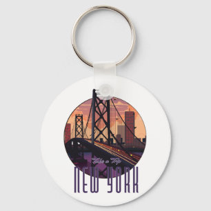 Reizen naar New York Sleutelhanger