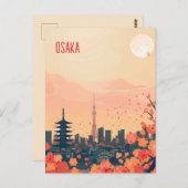 Reizen naar Osaka Briefkaart (Voorkant / Achterkant)