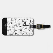 Reizen naar Parijs Bagagelabel (Voorkant horizontaal)