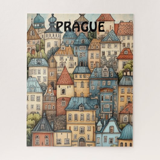 Reizen naar Praag Tsjechië Legpuzzel (Verticaal)