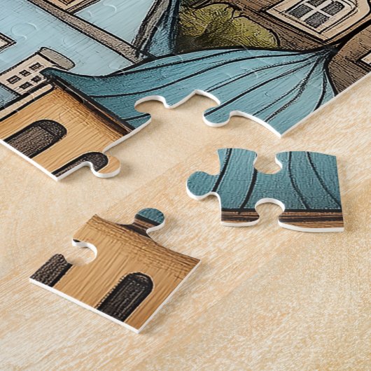 Reizen naar Praag Tsjechië Legpuzzel (Zijkant)